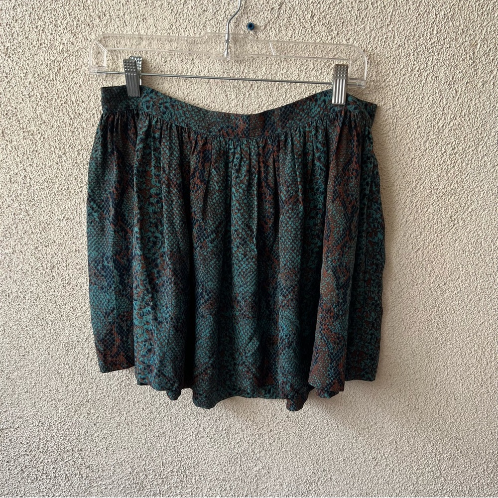 Rebecca Taylor Mini Skirt 100% silk size 6